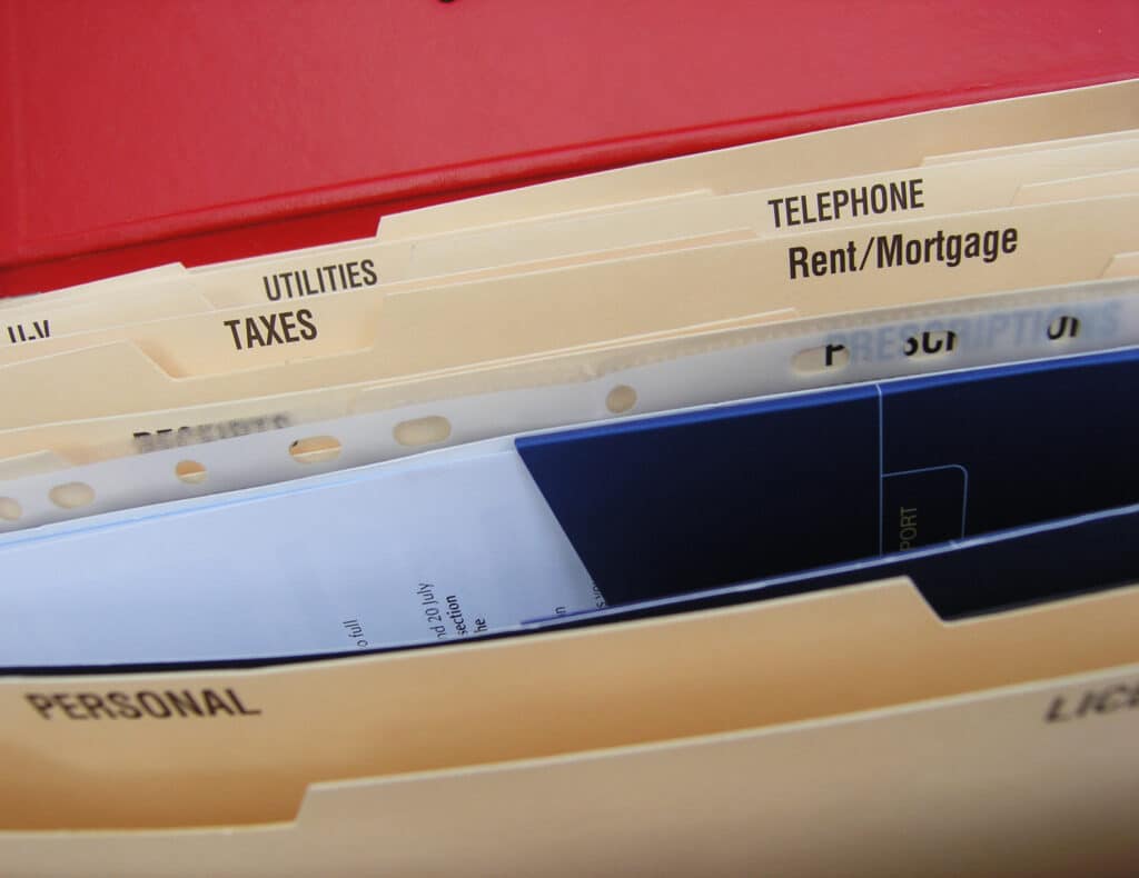 Is Your Financial Information in Order?